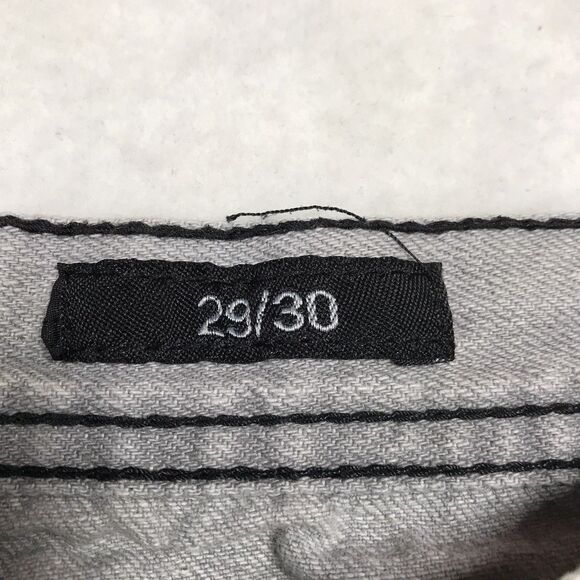 NWT BUCKLE BLACK Jeans Men 29x30 Skinny Gray Distressed Biker Skate Club - Picture 9 of 16